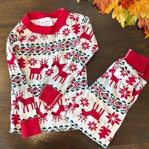 Hanna Andersson Christmas pajamas. Size 3